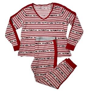 Victorias Secret XL Pajama Set Holiday Thermal
